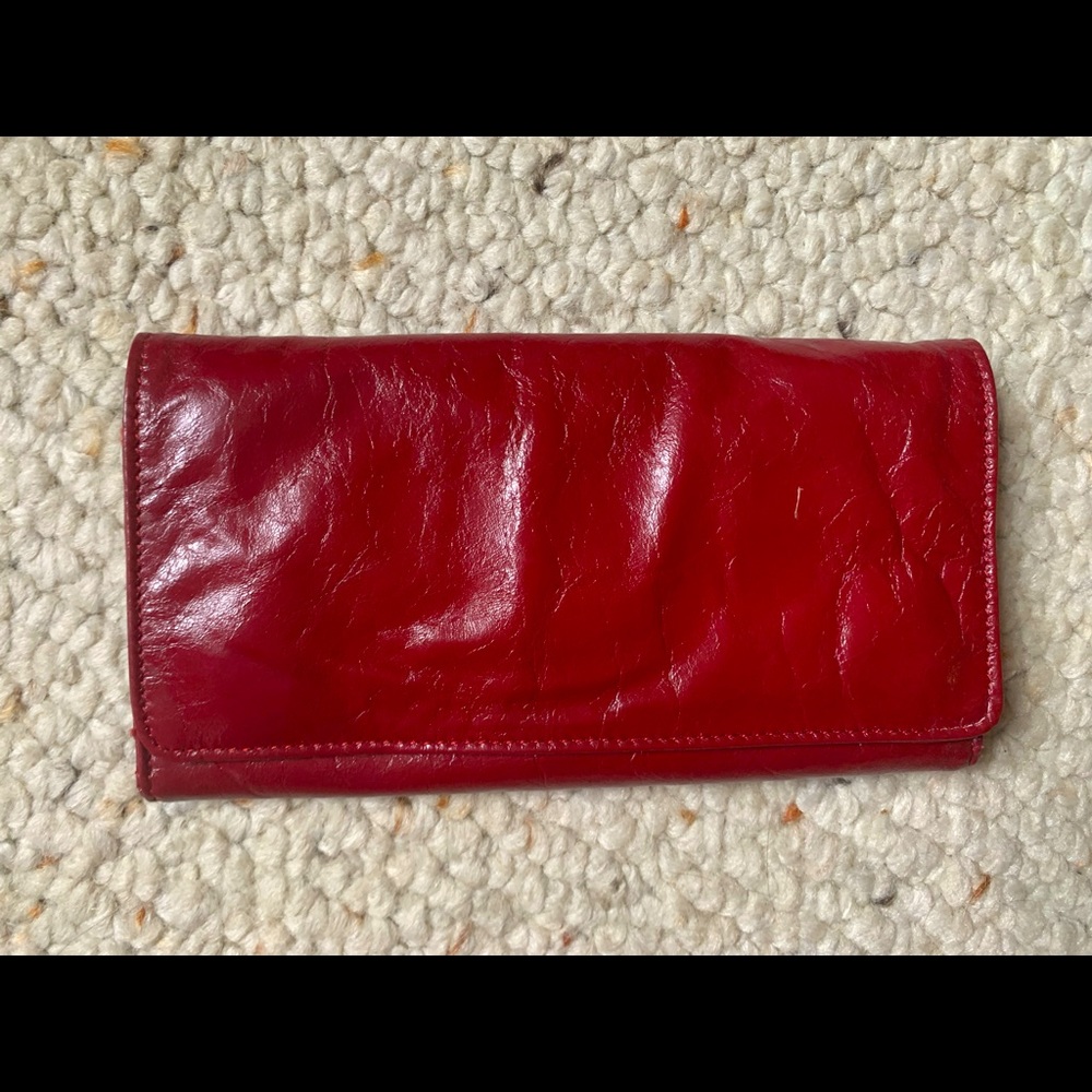 Beautiful red leather Latico wallet